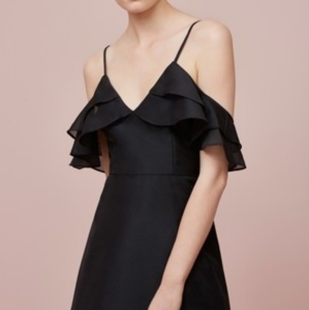 Keepsake The Label short black crepe dress